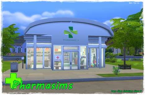 Pharmasims (Sims4) << Luna Sims Créations | Les Sims | Scoop.it