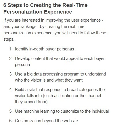 Knowing Your Customers: The Art of Real-Time Personalization - Search Engine Watch | The MarTech Digest | Scoop.it
