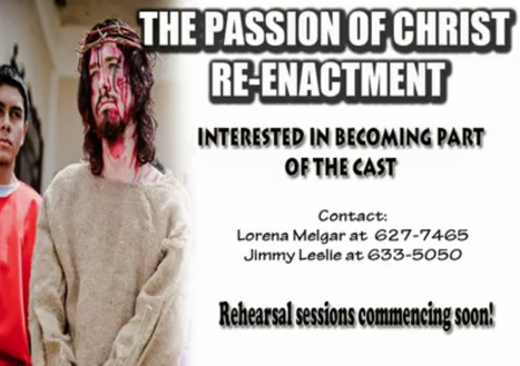 Passion of the Christ Cast Call | Cayo Scoop!  The Ecology of Cayo Culture | Scoop.it