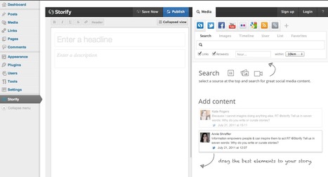 Curate Content and News Directly From Within Wordpress: The Storify WP Plugin | Content Curation World | Scoop.it