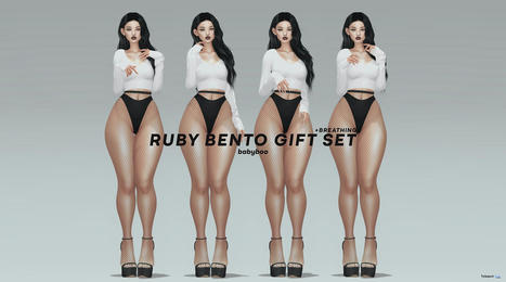 Ruby Bento Pose Set October 2021 Group Gift by Babyboo | Teleport Hub - Second Life Freebies | Second Life Freebies | Scoop.it