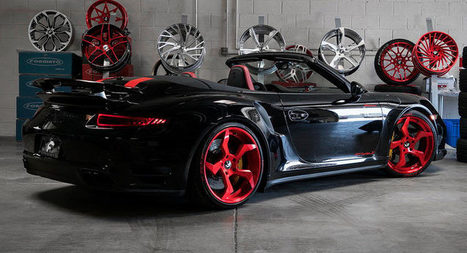 Topless Porsche 911 Turbo S Gets Ninja-Style Wheels | Porsche cars are amazing autos | Scoop.it