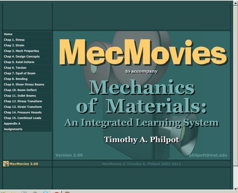 Mec Movies: Lección animada sobre esfuerzos en materiales (en inglés) | tecno4 | Scoop.it