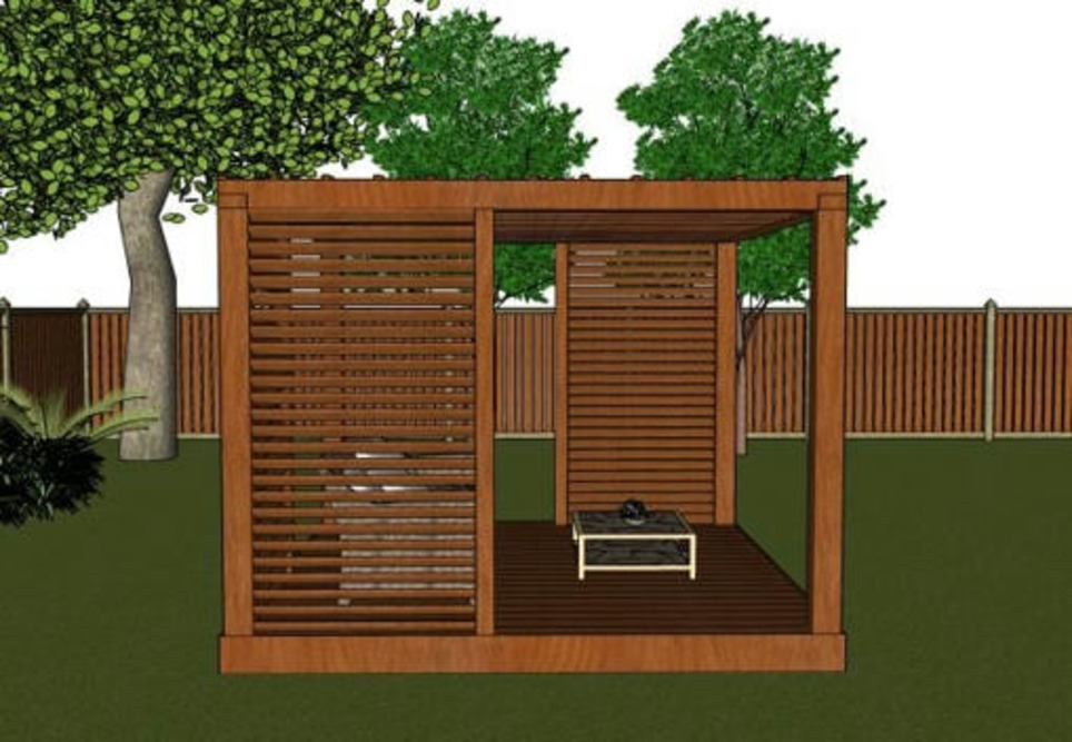 10×10 Wooden Modern Pergola Plans – PDF Download | MyOutdoorPlans | Garden Plans | Scoop.it