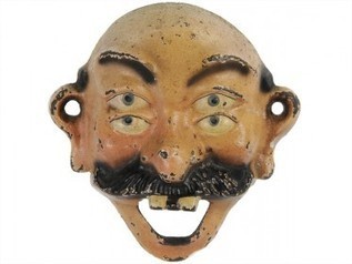 Vintage Cast Iron Mister Four Eyes Bottle Opener with Painted Finish - SOLD! | Kitsch | Scoop.it