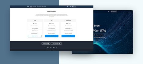 Saas Free Template - Bootstrap 4 & Material Design | Bonnes Pratiques Web & Cloud | Scoop.it