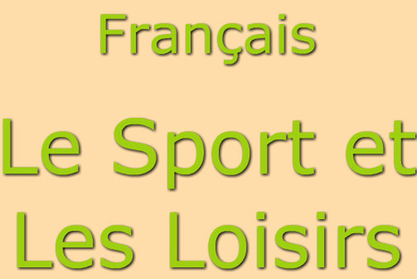 Sport - Vocabulaire | FLE enfants | Scoop.it