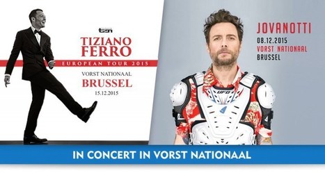 Jovanotti & Tiziano Ferro – 2 weken, 2 Italiaanse concerten in Vorst Nationaal | Italian Entertainment And More | Scoop.it