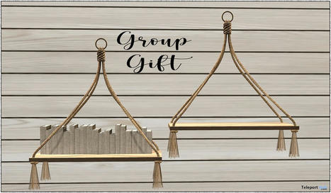 Hanging Rope Shelf June 2021 Group Gift by Careless | Teleport Hub - Second Life Freebies | Second Life Freebies | Scoop.it