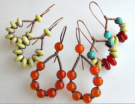 Orecchini Fai da Te: foto-tutorial per realizzare orecchini con la tecnica wire | Orecchini Fai da Te: i migliori tutorial | Scoop.it