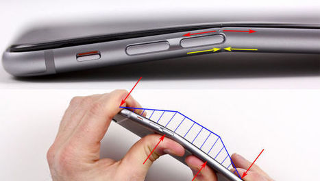 One Clever Explanation of Why the iPhone 6 Plus might Bend | Mobile Business News | Scoop.it