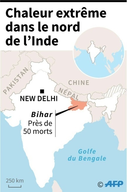 Chaleur extrême: près de 50 morts dans le nord de l'Inde | GREENEYES | Scoop.it
