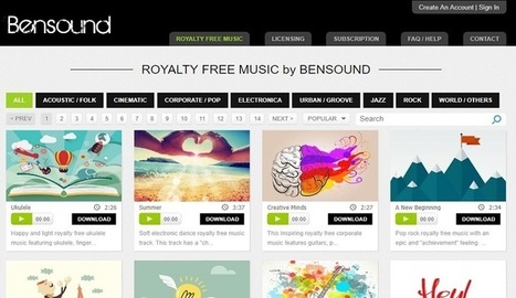 Bensound, música instrumental sin copyright para tus videos | TIC & Educación | Scoop.it