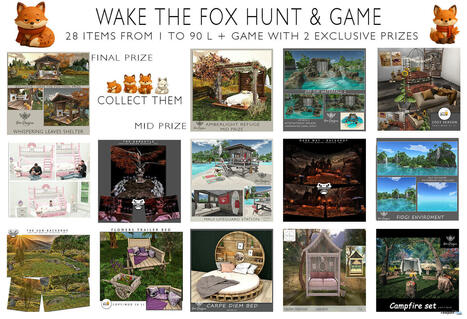 Bee Designs’ Wake The Fox Hunt 2025 | Teleport Hub - Second Life Hunts | Second Life Freebies | Scoop.it