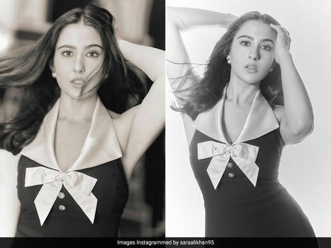 Sara Ali Khan Gives Summer 2022 Fashion A Retro Spin In A Cute Halter Dress | Latest BOLLYWOOD movie news reviews | Scoop.it