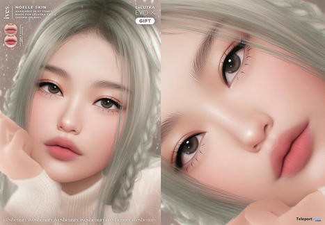 Noelle Skin For Lelutka EvoX Christmas 2023 Group Gift by IVES Beauty | Teleport Hub - Second Life Freebies | Second Life Freebies | Scoop.it