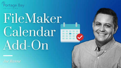 FileMaker Add-on Spotlight: Calendar Add-On | Learning Claris FileMaker | Scoop.it