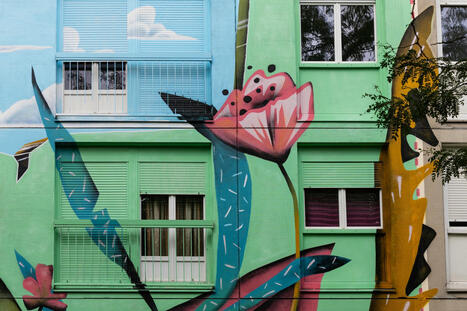 Nantes. Bottière Pin Sec : une grande fresque préfigure les transformations du quartier | L'actualité des quartiers politique de la ville de Bretagne et Pays de la Loire | Scoop.it