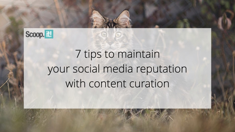 7 Tips to Maintain Your Social Media Reputation With Content Curation | 21st Century Learning and Teaching | Scoop.it