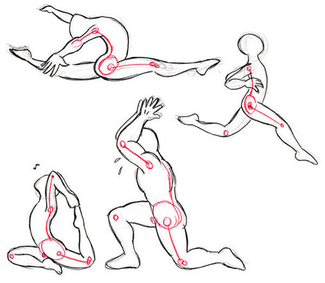 Human Anatomy Fundamentals: Flexibility and Joint Limitations - Tuts+ Design & Illustration Article | Drawing and Painting Tutorials | Scoop.it