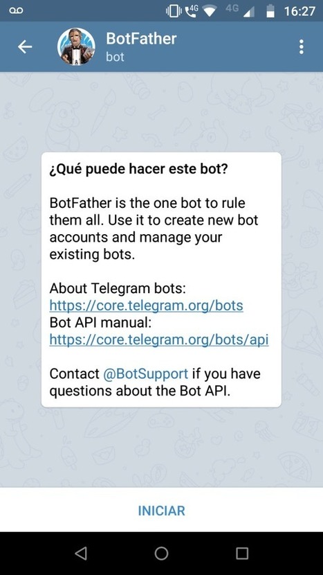 ¿Cómo crear un bot de Telegram?  | tecno4 | Scoop.it