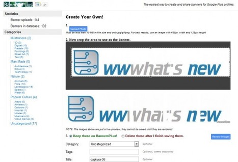 Crea banners para tu perfil de Google Plus | Aplicaciones y Herramientas . Software de Dise&ntilde;o | Scoop.it