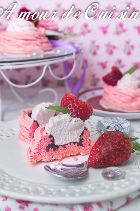 nids de meringue au mascarpone et fraises | Plats et recettes rapides, idées de menu de semaine sain et facile | Scoop.it
