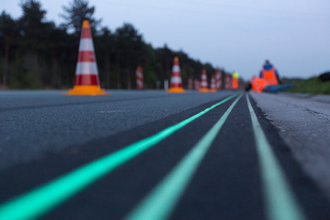 Smart Highway: Glow-in-the-Dark Road in The Netherlands | Design, Science and Technology | Scoop.it