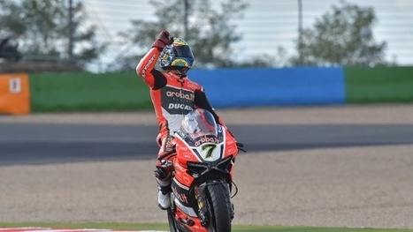 Brilliant win for Chaz Davies in Race 1 at Magny-Cours, right-shoulder issues stop Davide Giugliano | Ductalk: What's Up In The World Of Ducati | Scoop.it