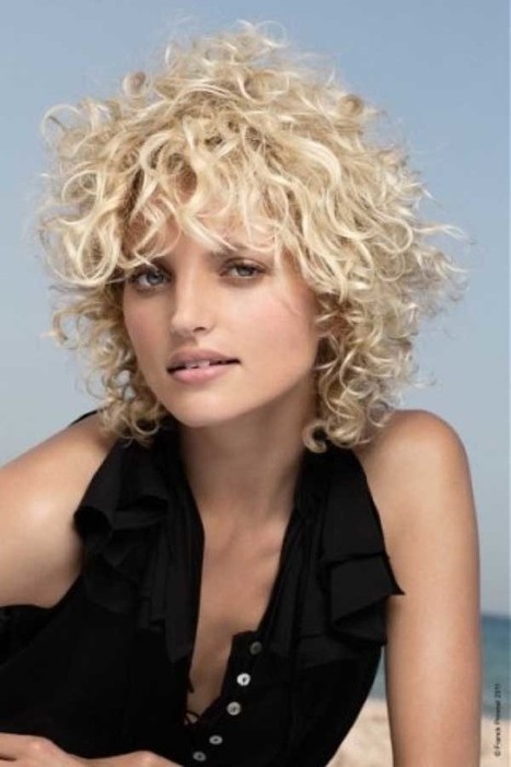 Short Blonde Curly Hairstyles Hairstyle Ideas