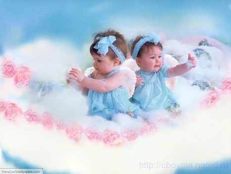 Cute Twins Baby In Wallpaper Scoop It