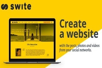 A New Cool Tool to Easily Create A Website from Your Social Media Posts via @medkh9 | iGeneration - 21st Century Education (Pedagogy & Digital Innovation) | Scoop.it