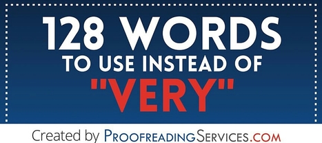 128 Words to Use Instead of Very | Public Relations & Social Marketing Insight | Scoop.it