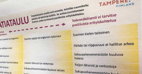 Tampereen empatiataulu nosti &auml;l&auml;k&auml;n &ndash; nyt hyvin&shy;vointijohtaja vastaa kritiikkiin: &rdquo;Menimme ojasta allikkoon&rdquo; | Pirkanmaa | Yle | 1Uutiset - Lukemisen t&auml;hden | Scoop.it