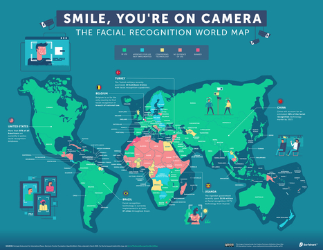 Map of the Week: The Facial Recognition World Map | UBIQUE | GTAV AC:G Y10 - Geographies of human wellbeing | Scoop.it