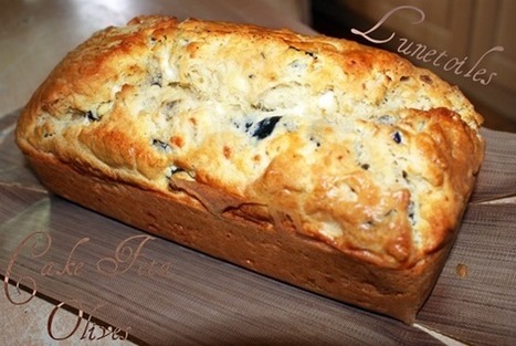 cake salé  aux olives et Feta | Petits gateaux, gateaux algeriens et gateau arabe | Scoop.it