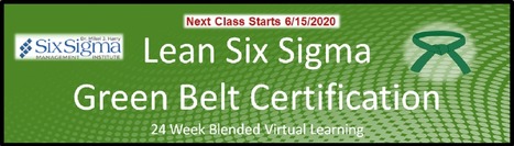 Lean Six Sigma Green Belt Certification | Lean Six Sigma Group | Scoop.it