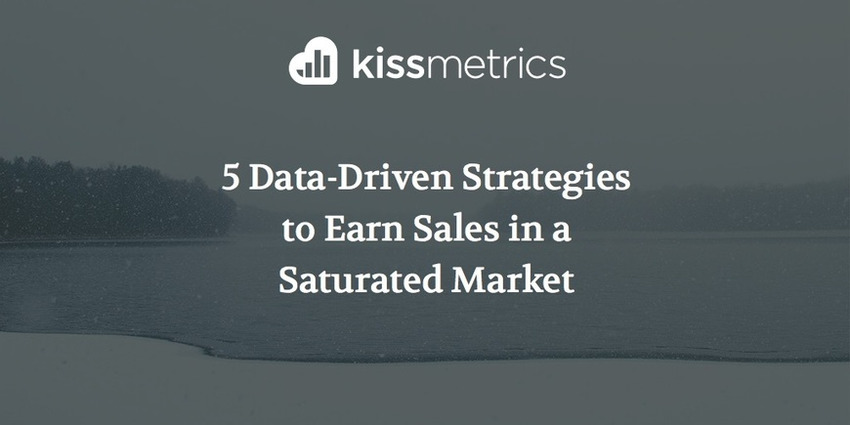 5 Data-Driven Strategies to Earn Sales in a Saturated Market - Kissmetrics | The MarTech Digest | Scoop.it