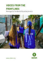 Voices from the Frontlines: Messages for the Next UN Secretary General | International development | Scoop.it
