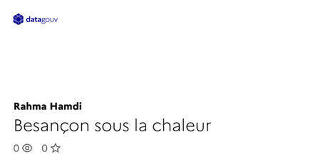 Besan&ccedil;on sous la chaleur | Regards crois&eacute;s sur la transition &eacute;cologique | Scoop.it