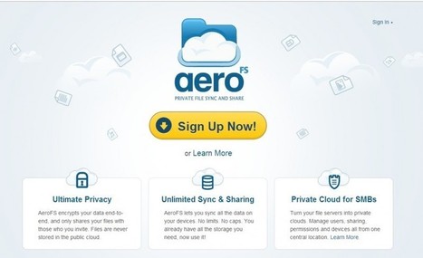 AeroFS, almacenamiento en la nube con cifrado extremo a extremo | Las TIC y la Educación | Scoop.it