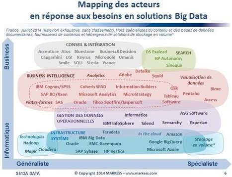 Mapping des prestataires accompagnant des projets Big Data en France - MARKESS News | Mesurer le Capital Humain | Scoop.it