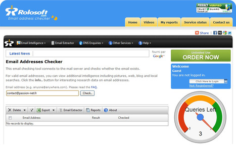Vérifier la validité d’une adresse e-mail avec Email Address Checker | Freewares | Scoop.it