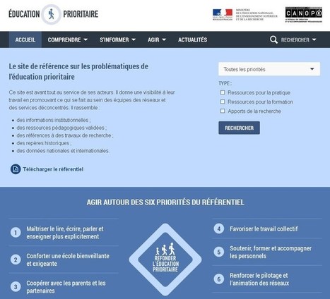 Un nouveau site Internet pour l'éducation prioritaire | L'actualité de la politique de la ville | Scoop.it