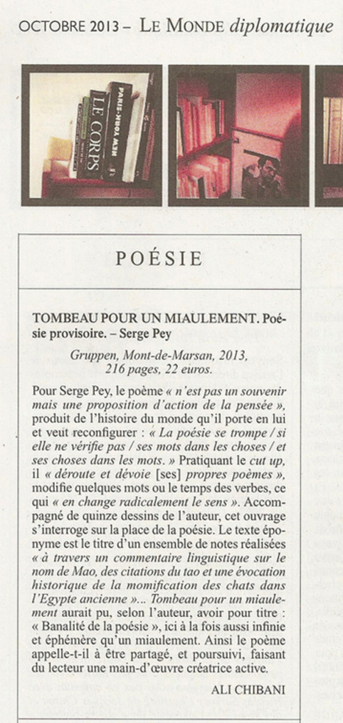 Le Monde Diplomatique, octobre 2013 : Revue Gruppen | Revues | Scoop.it