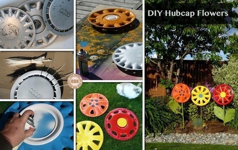 DIY Hubcap Flower | Upcycled Garden Style | Scoop.it