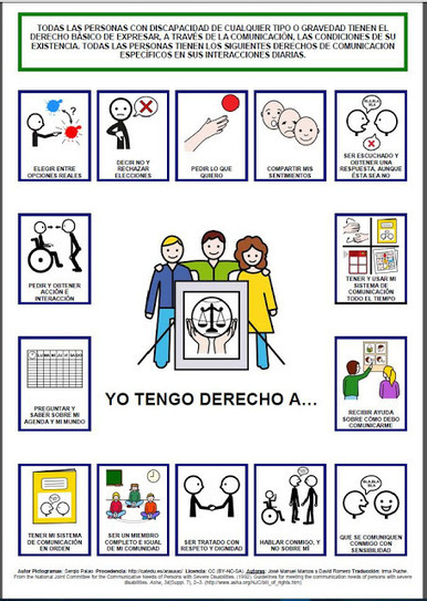 Adaptaci&oacute;n con pictogramas de ARASAAC del documento "Communication Bill of Rights" / "Carta de derechos de la comunicaci&oacute;n". | Recursos para la orientaci&oacute;n educativa | Scoop.it