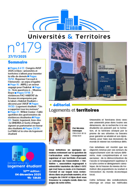 Congrès AVUF 2025 à Dijon : universités et territoires s’allient pour inventer la ville de demain | Enseignement secondaire et supérieur | Scoop.it