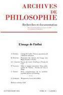 Revue Archives de Philosophie 2013/1, L’image de l’infini | Les Livres de Philosophie | Scoop.it