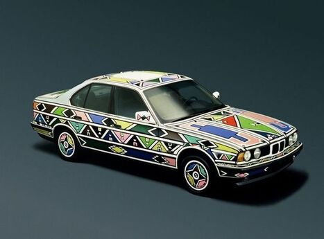 Afrique du sud : une BMW 525i décorée par l'artiste Sud-Africaine Esther Mahlangu | World Arts | Scoop.it